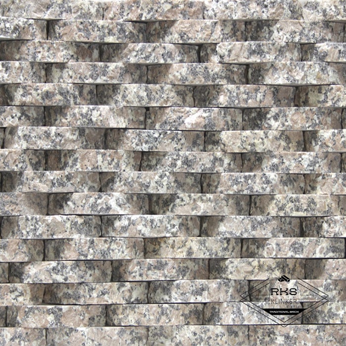 Фасадный камень Плетёнка — Гранит Южно-Султаевский в Старом Осколе